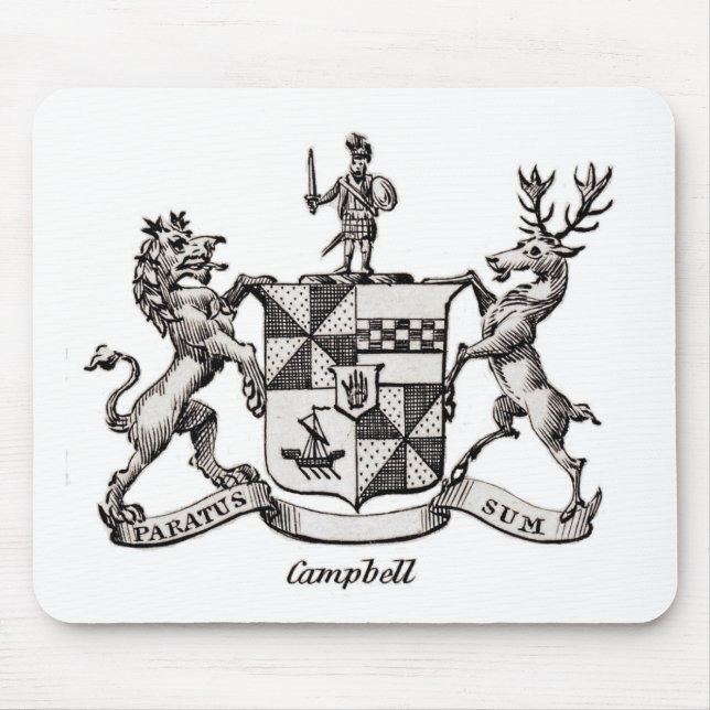 CAMPBELL-FAMILIENWAPPEN MOUSEPAD (Vorne)