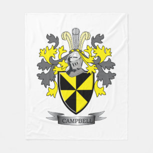 Campbell-Familienwappen-Wappen Fleecedecke