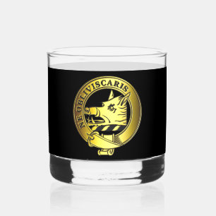 Campbell Gold Clan Abzeichen Whiskyglas