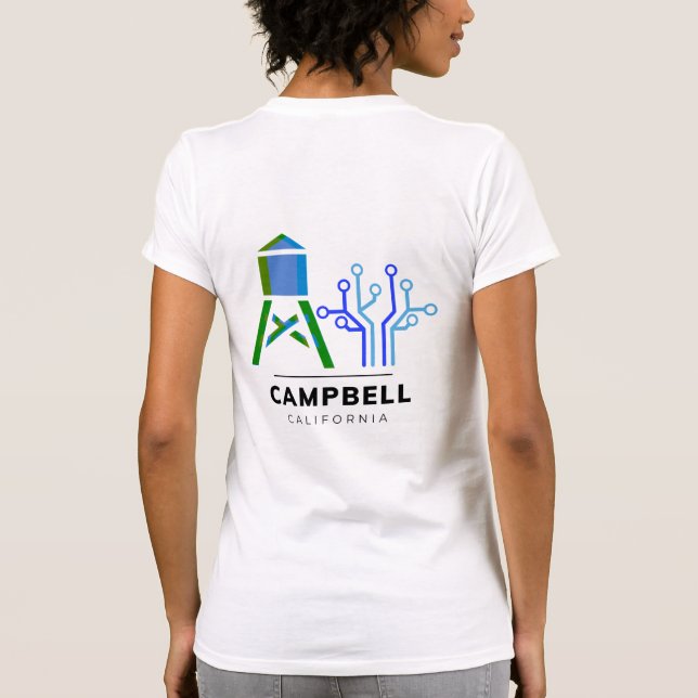Campbell Kalifornien technisches Silicon Valley Sh T-Shirt (Rückseite)