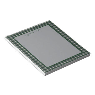 Campbell Kleid Modern Original Schottischer Tartan Notizblock