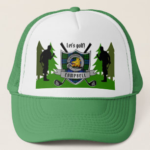 Campbell Personalisiert Clan Abzeichen Golf Truckerkappe