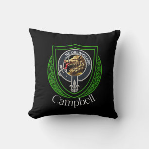 Campbell Schottischer Clan-Wappenschild Kissen