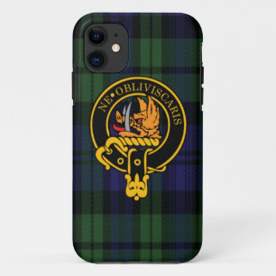 Campbell schottisches Wappen und Tartan iPhone iPhone 11 Hülle