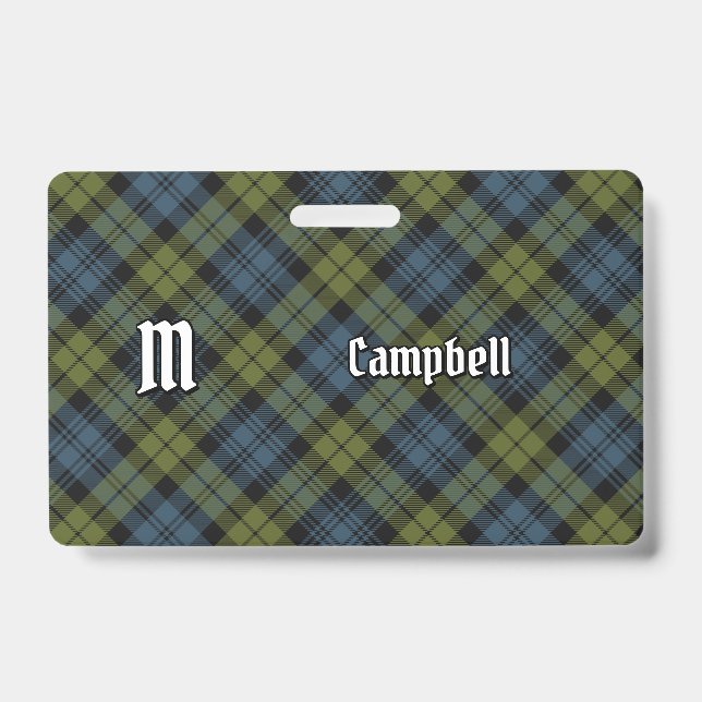 Campbell Tartan Abzeichen Ausweis (Vorderseite)