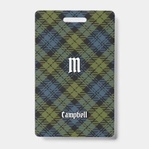 Campbell Tartan Abzeichen Ausweis