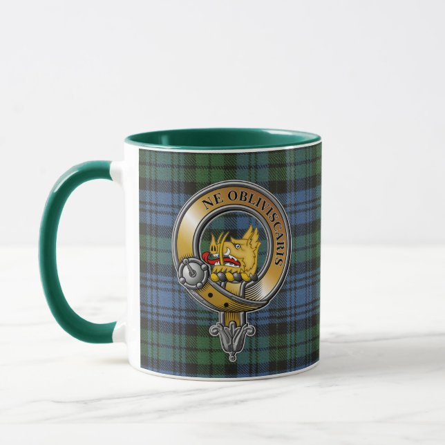 Campbell Tartan & Abzeichen Tasse (Links)