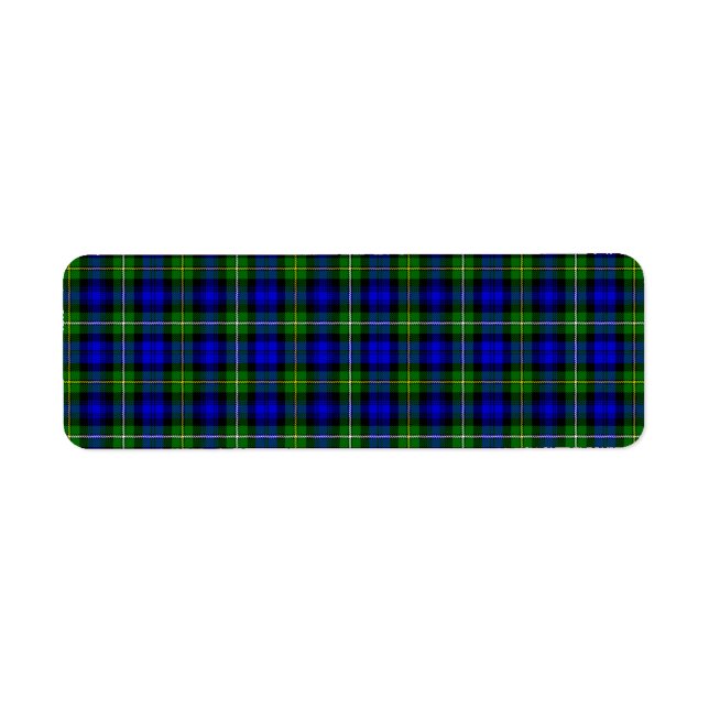 Campbell Tartan Blau kariert (Vorne)