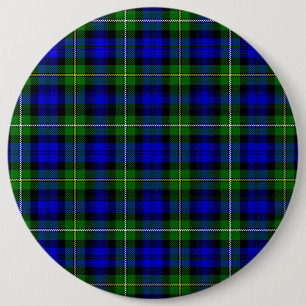 Campbell Tartan Blau kariert Button