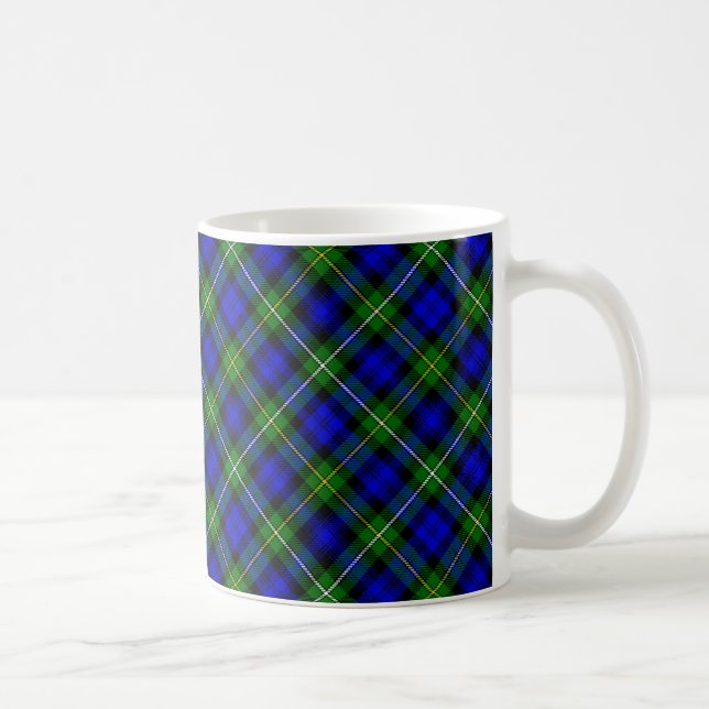 Campbell Tartan Blau kariert Kaffeetasse (Rechts)