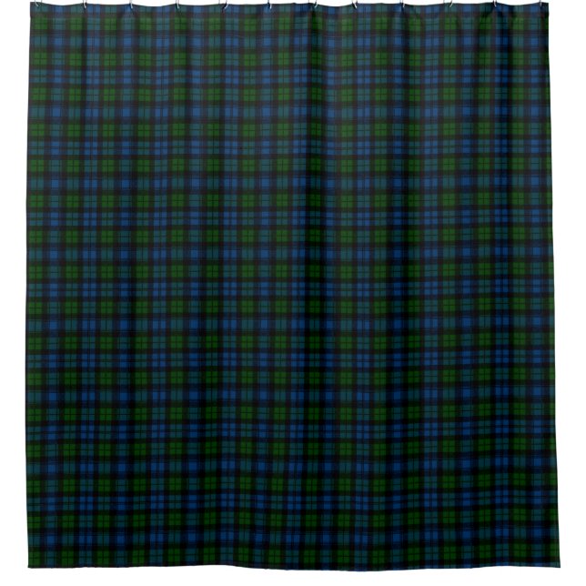 Campbell Tartan Duschvorhang (Vorderseite)