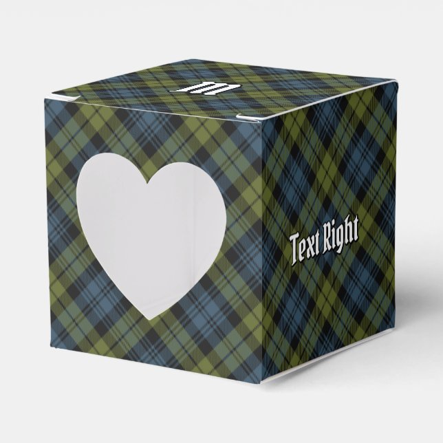Campbell Tartan Favor Box Geschenkschachtel (Vorderseite)