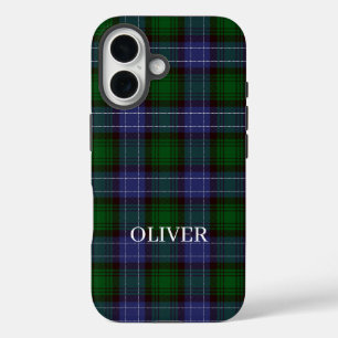 Campbell Tartan Green Kariert iPhone 16 Hülle