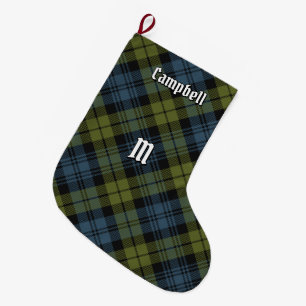 Campbell Tartan Großer Weihnachtsstrumpf