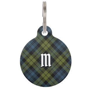 Campbell Tartan Pet ID Tag Haustiermarke