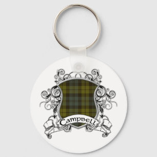 Campbell Tartan Shield Schlüsselanhänger