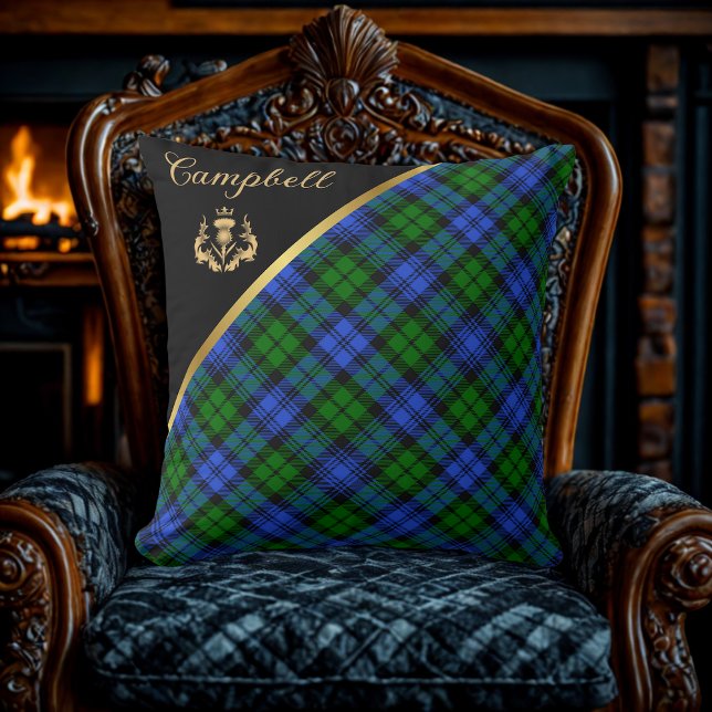 Campbell Tartan Throw Pillow Kissen (Von Creator hochgeladen)