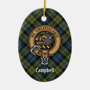 Campbell Wappen Keramik Ornament