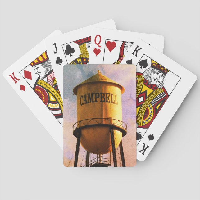 Campbell Wasserturm Spielkarten (Rückseite)