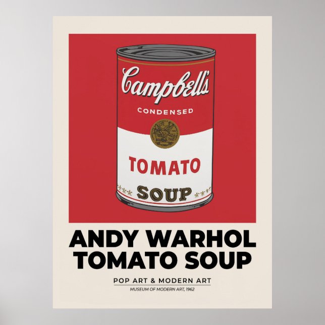 Campbells Tomato Soup Poster (Vorne)