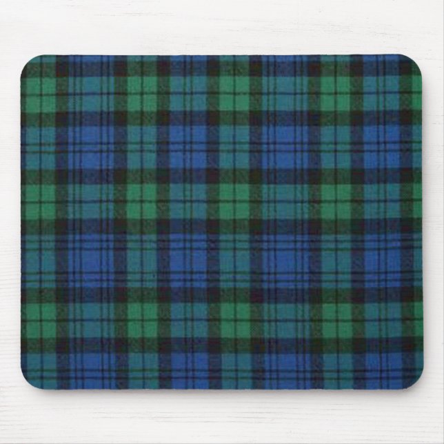 Campbelltartan-karierte Mausunterlage Mousepad (Vorne)