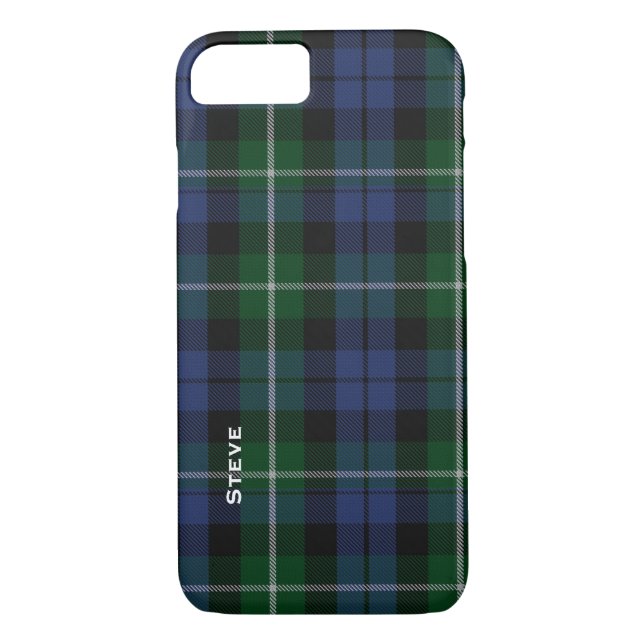 CampbellTartan karierter iPhone 7 Fall Case-Mate iPhone Hülle (Rückseite)