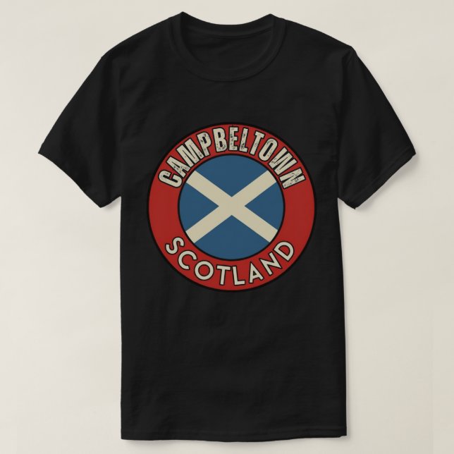 Campbeltown, Schottland T-Shirt (Design vorne)