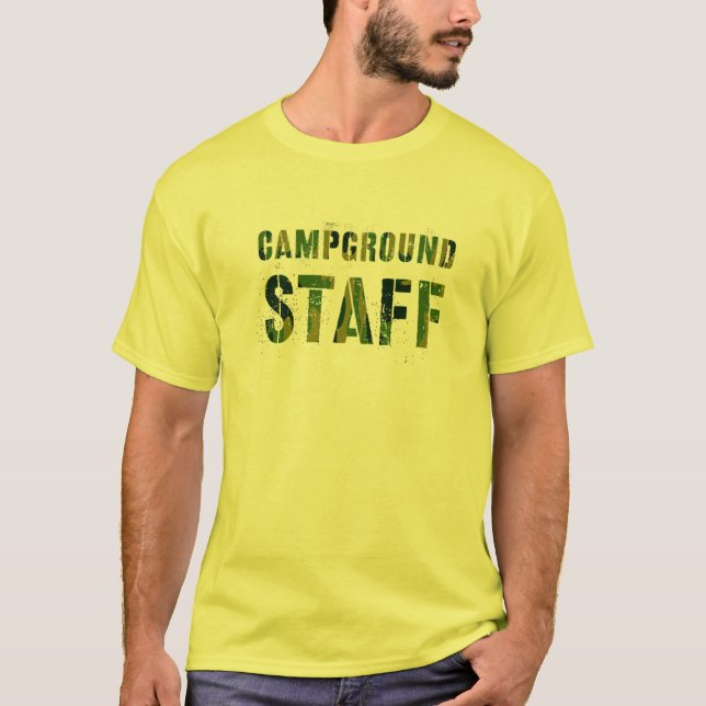 CAMPBODSCHAFT Camouflage Sommerberater Lehrer Tee (Vorderseite)