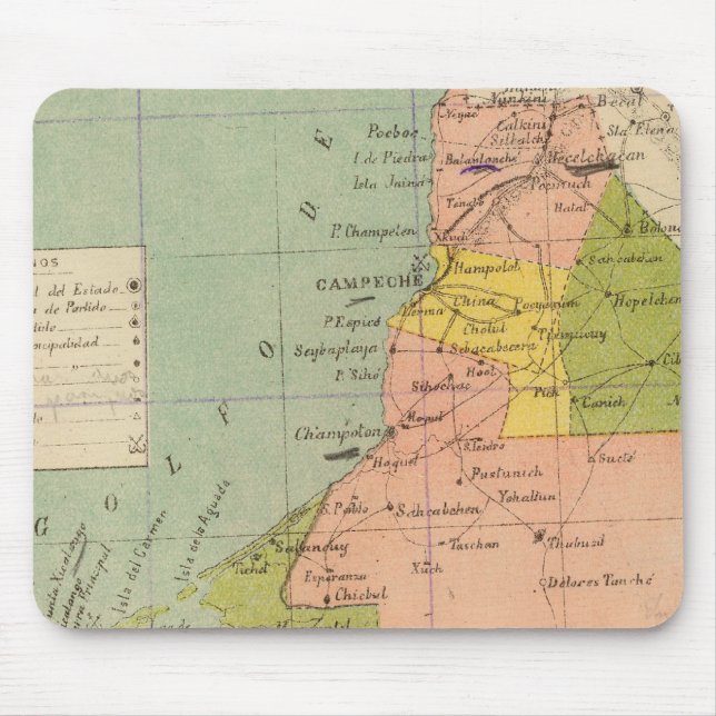 Campeche, Mexiko Mousepad (Vorne)