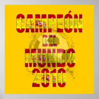 Campeón Del Mundo 2010 España futbol