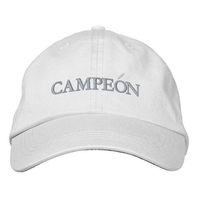 CAMPEON EMBROIDERIERTE BASEBALL-GAP BESTICKTE BASEBALLKAPPE (Vorderseite)