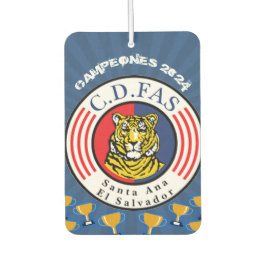 Campeones C.D. FAS Futbol Salvadoreño Poster Autolufterfrischer