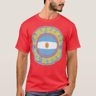 Campeones Del Mundo Argentina 2022 Vintager Blick T-Shirt