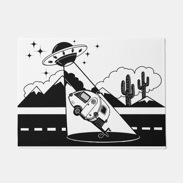 Camper-Abduktions-Matte Fußmatte (Vorderseite)