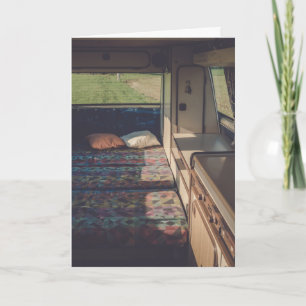 CAMPER-ANHÄNGER VON DER GRID-GEBURTSKARTE KARTE