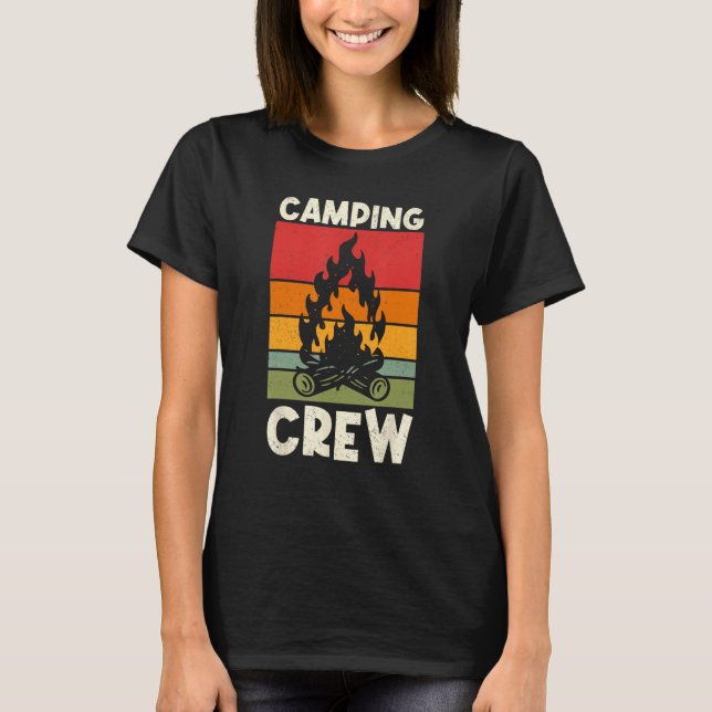 Camper Camper Freizeit Urlaub T-Shirt (Vorderseite)