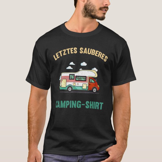 Camper Caravan Camper Camping Karawane T-Shirt (Vorderseite)