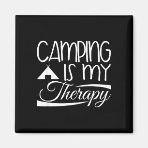 Camper-Design - Camping ist meine Therapie Magnet
