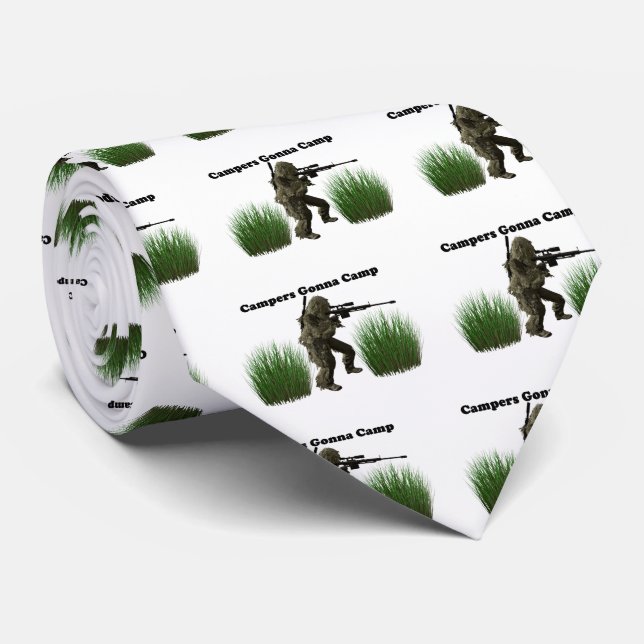 Camper, die gehen zu kampieren krawatte (Gerollt)