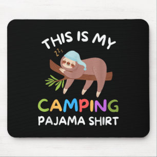 Camper Funny Sleeping Sloth Dies ist mein Camping Mousepad