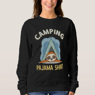 Camper Gear Zent Niedlich Sloth Kids Camping Pajam Sweatshirt