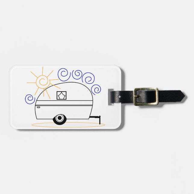 Camper Gepäckanhänger (Vorderseite horizontal)
