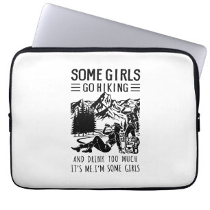 Camper-Geschenk Einige Mädchen gehen zum Geburts Laptopschutzhülle