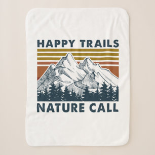 Camper-Geschenk   Happy Trails Nature Call Birthda Sherpadecke