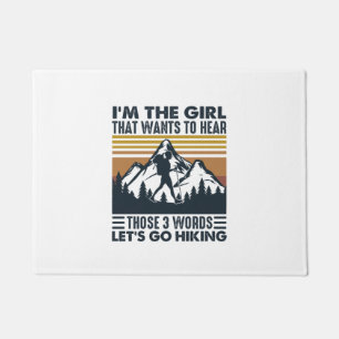 Camper-Geschenk   Ich bin das Gelassen Mädchen zum Fußmatte