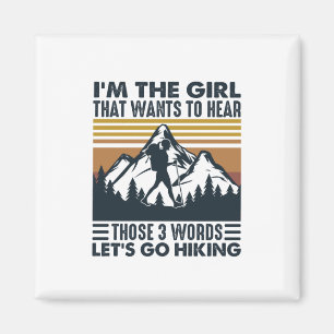 Camper-Geschenk   Ich bin das Gelassen Mädchen zum Magnet
