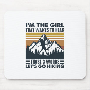 Camper-Geschenk Ich bin das Gelassen Mädchen zum Mousepad
