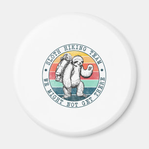 Camper-Geschenk   Sloth Wanderteam Geburtstag Magnet