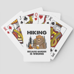 Camper-Geschenk   Wanderbär Geburtstag Spielkarten