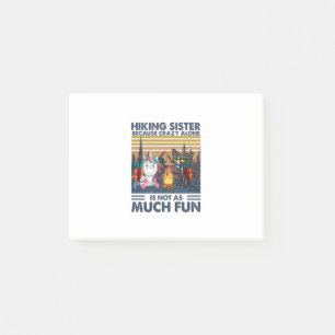 Camper-Geschenk   Wanderfinder wegen Crazy allein Post-it Klebezettel